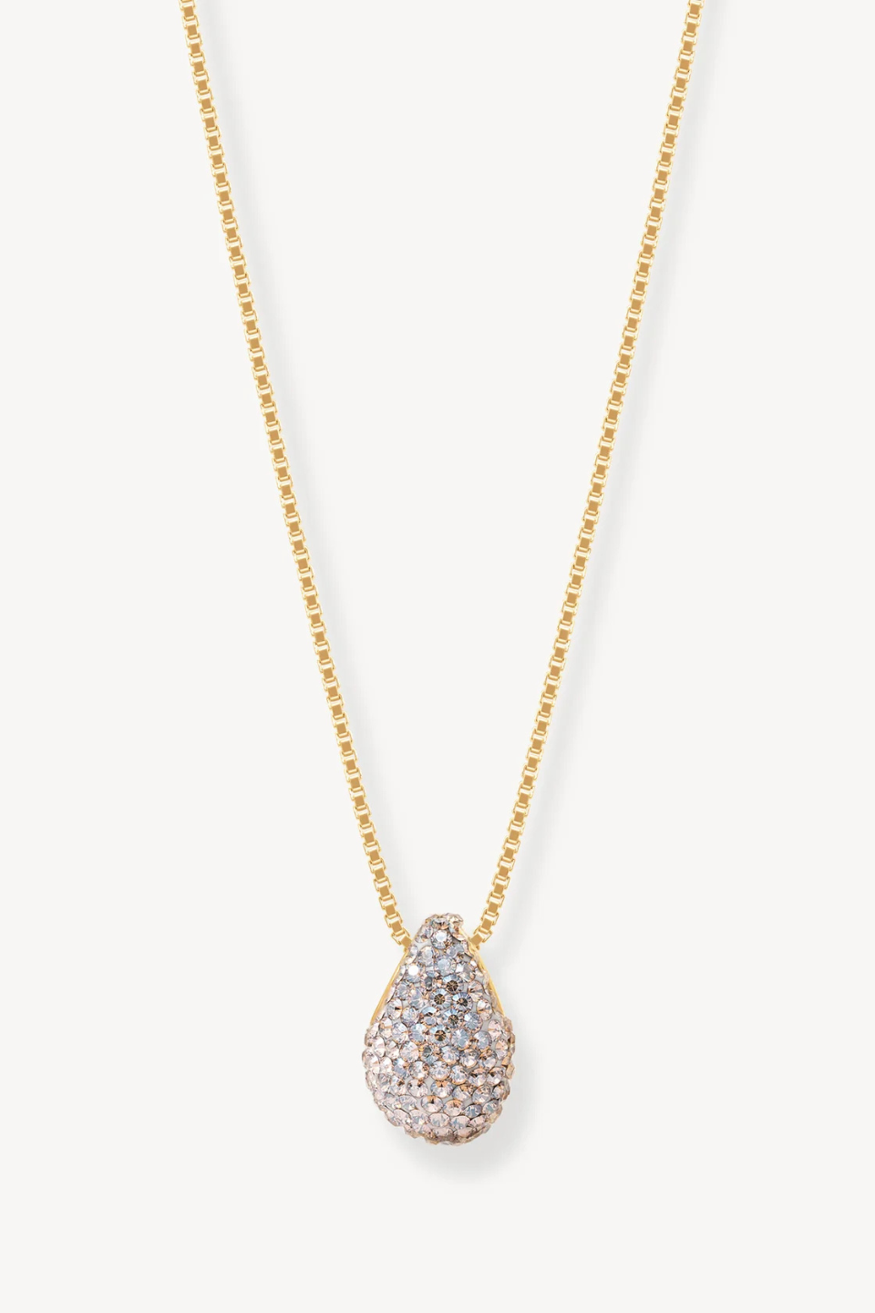 Champagne Sparkle Mini Drop Necklace