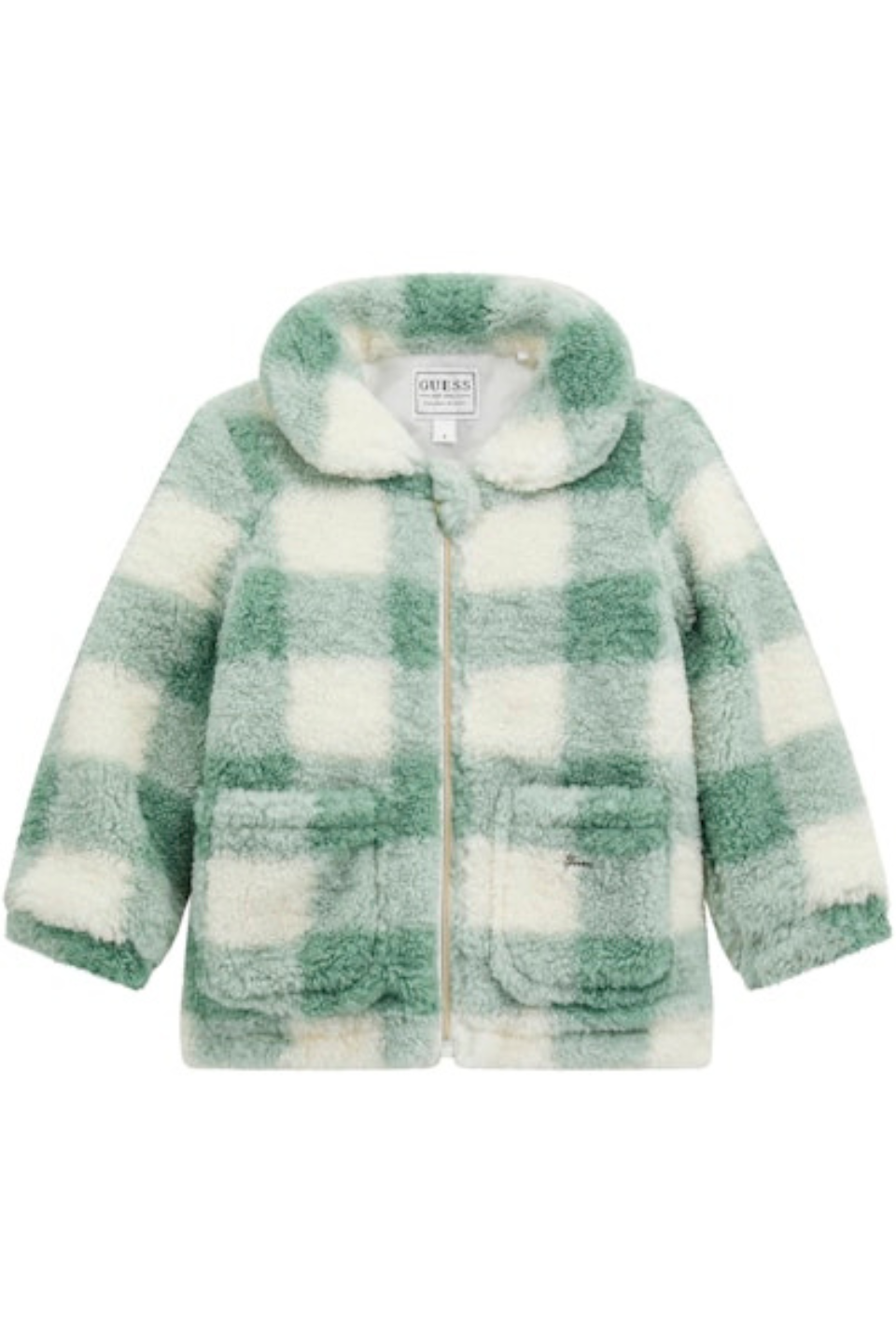 Plaid Faux Fur Jacket