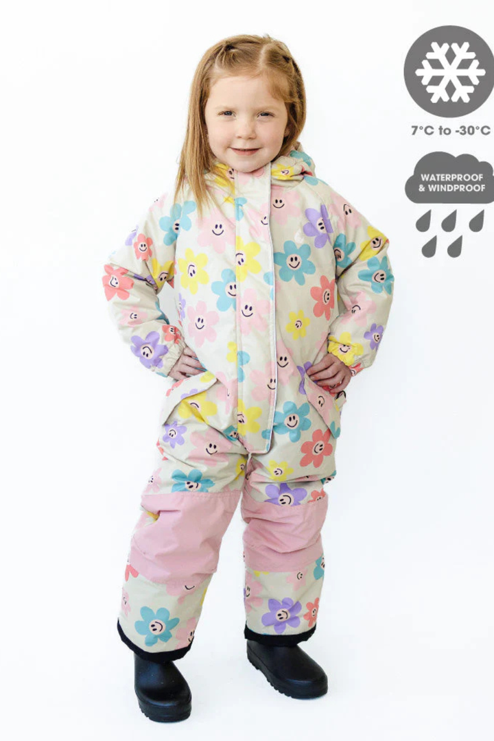 Snowrider One Piece Snowsuit - Happy Daisy