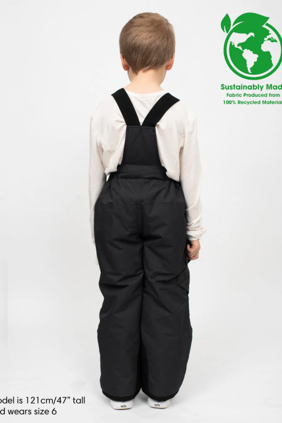 Snowrider Convertible Ski Overalls - Black