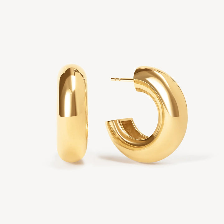 Chunky Statement Hoop Earrings