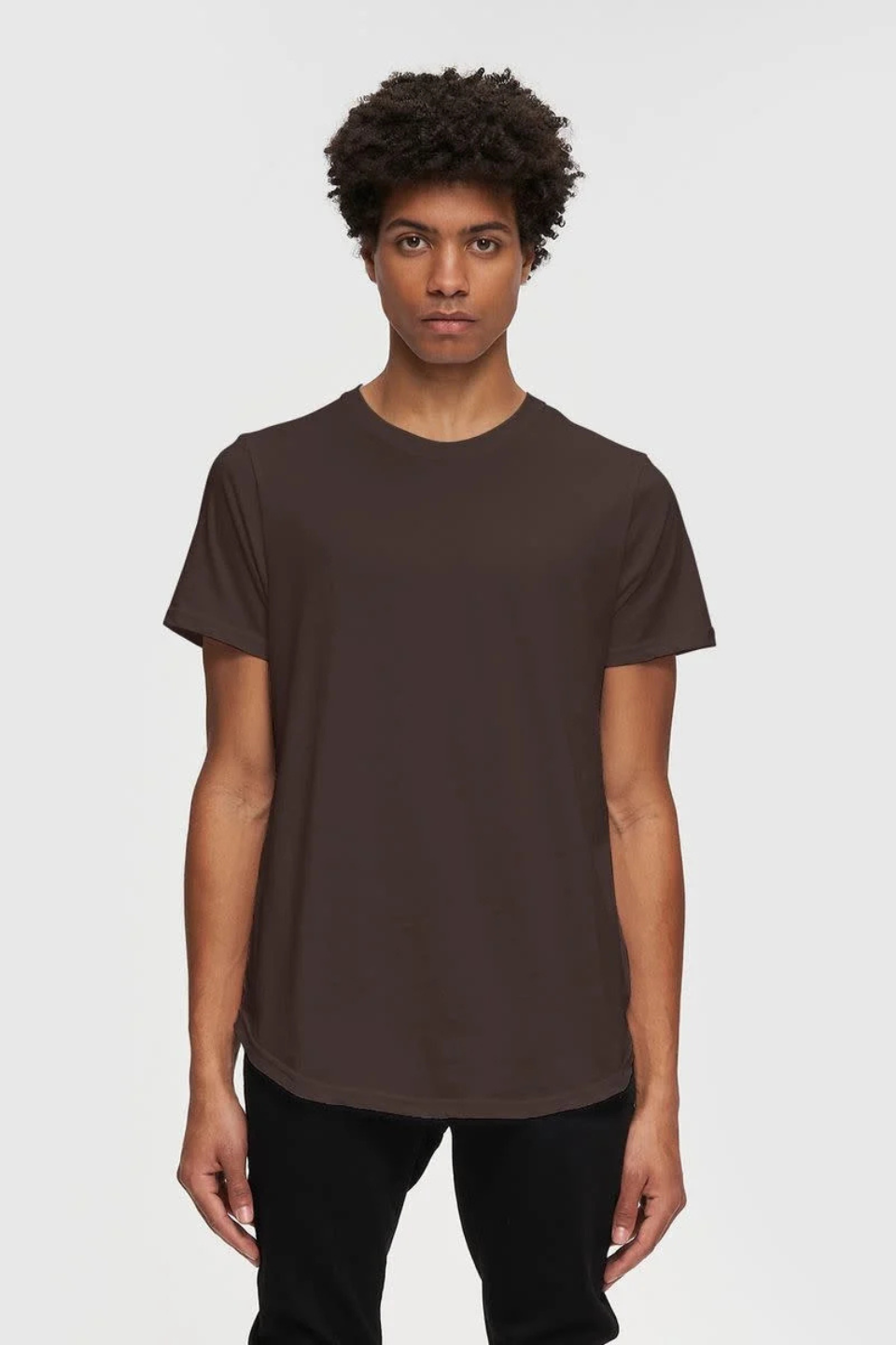 Eazy Scoop Tee in Coffee
