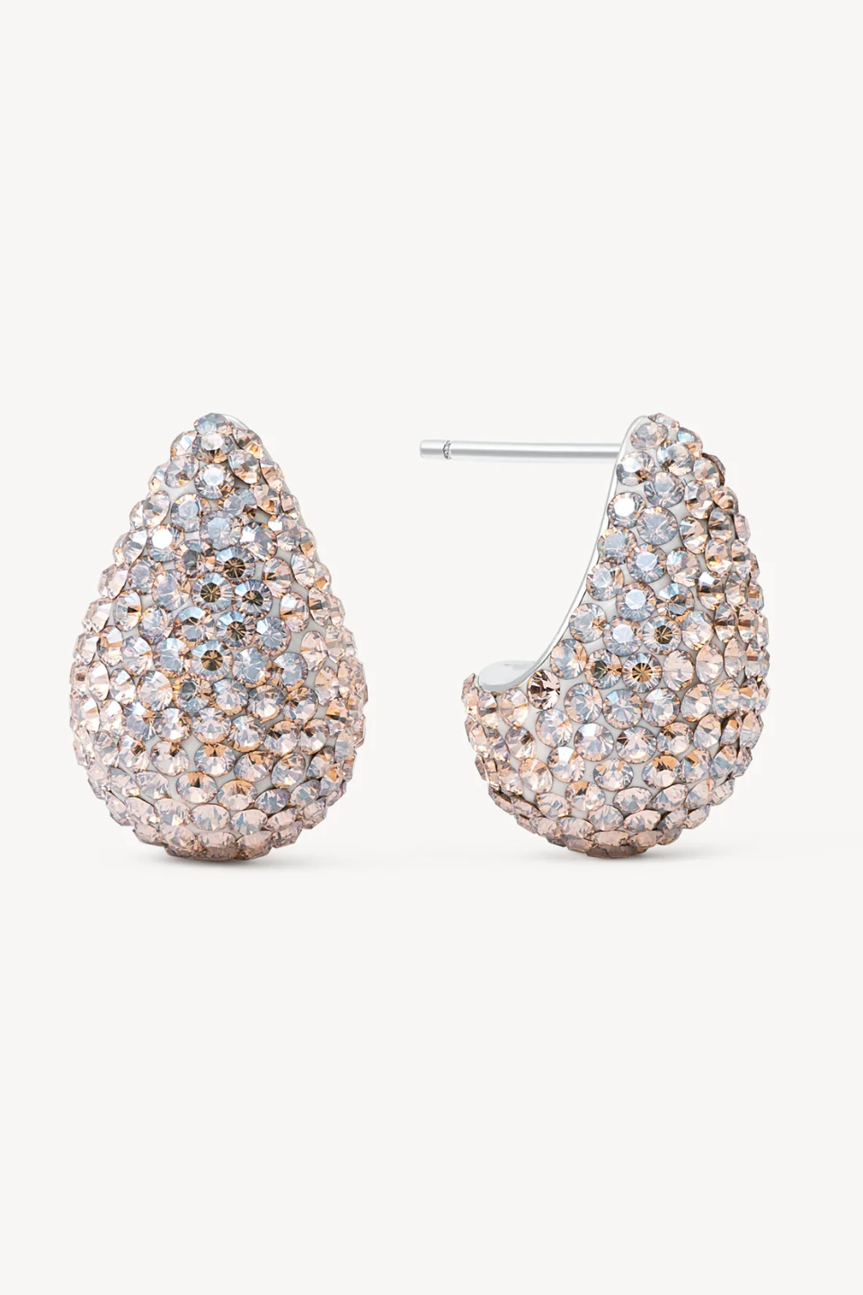 Champagne Mini Dream Puff™ Sparkle Stud Earrings