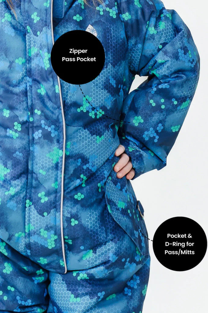 Snowrider One Piece Snowsuit - Pixel Peak