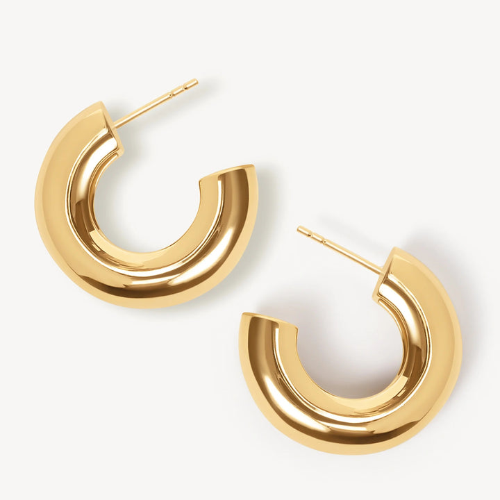 Chunky Statement Hoop Earrings
