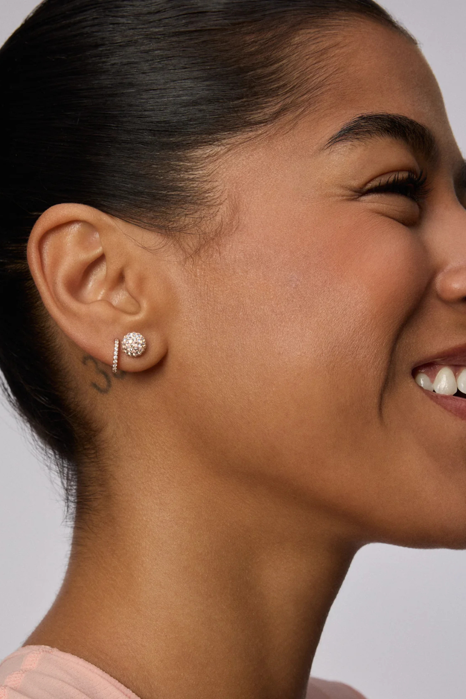 Champagne Sparkle Ball™ Small Stud Earrings