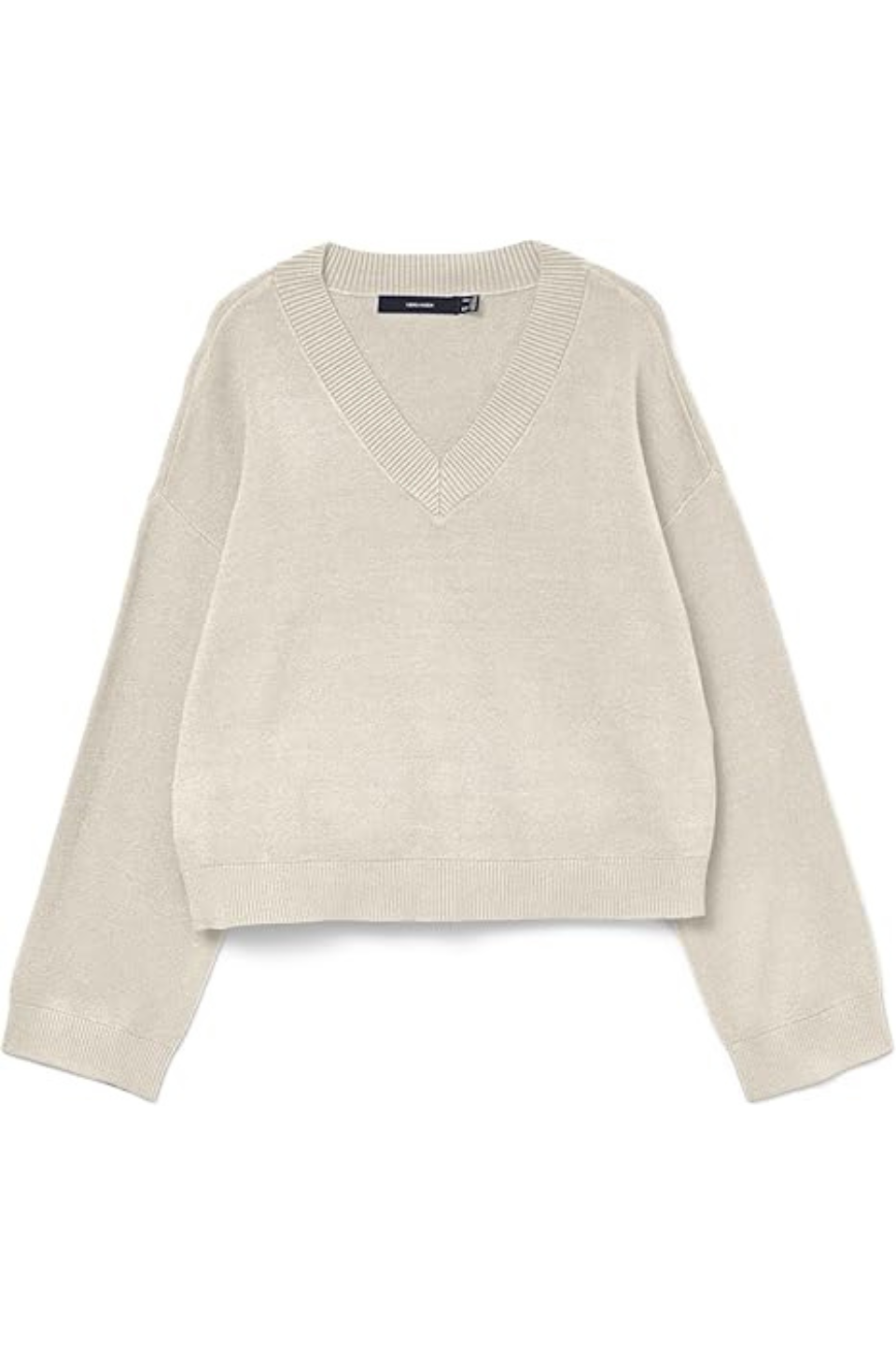 V-Neck Pullover in Birch