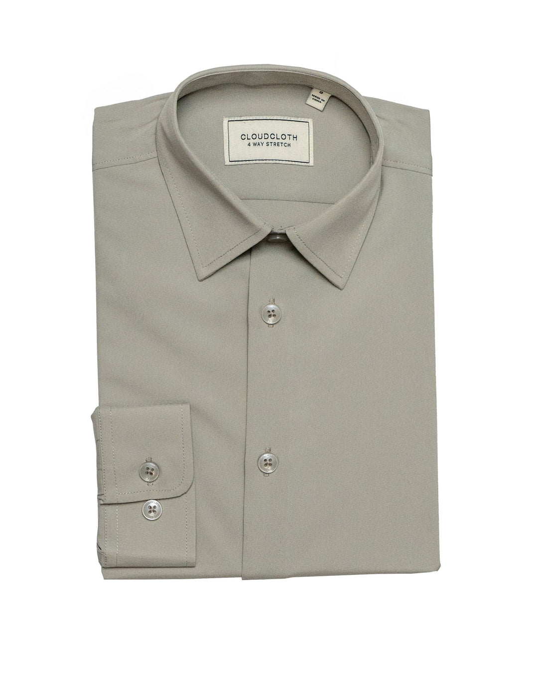 Dress shirt with 4-way stretch