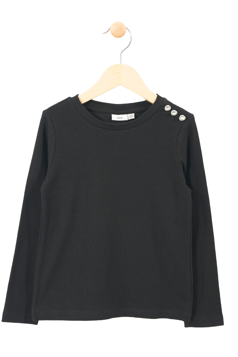 Heart-Button Rib Top