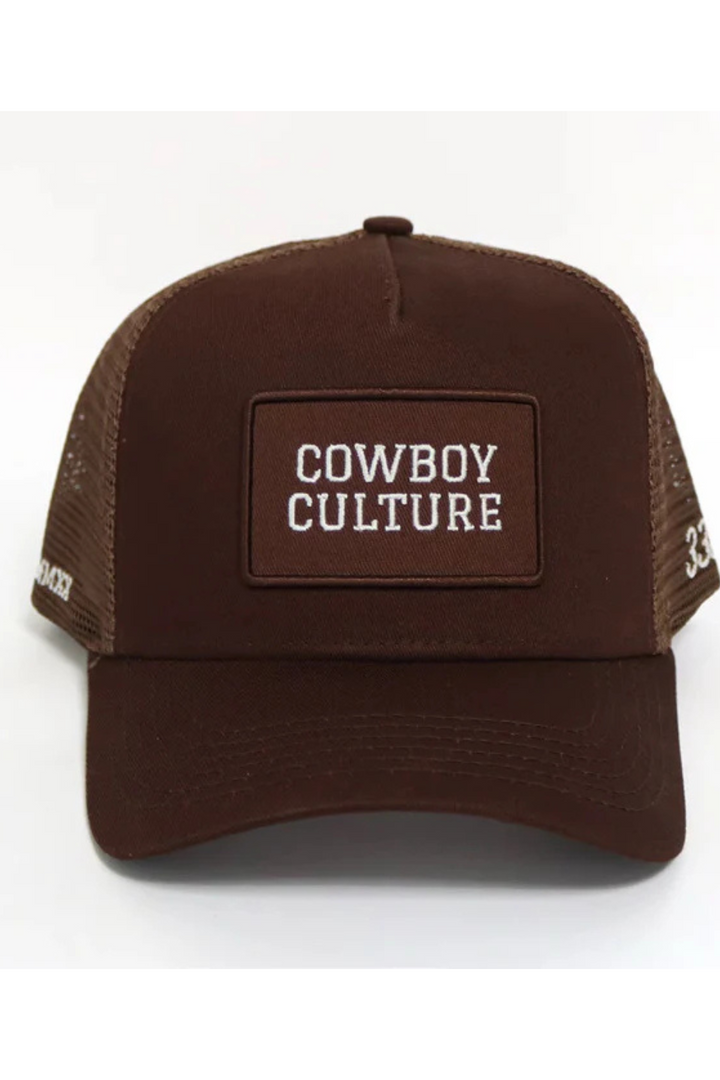 COWBOY CULTURE PATCH HAT