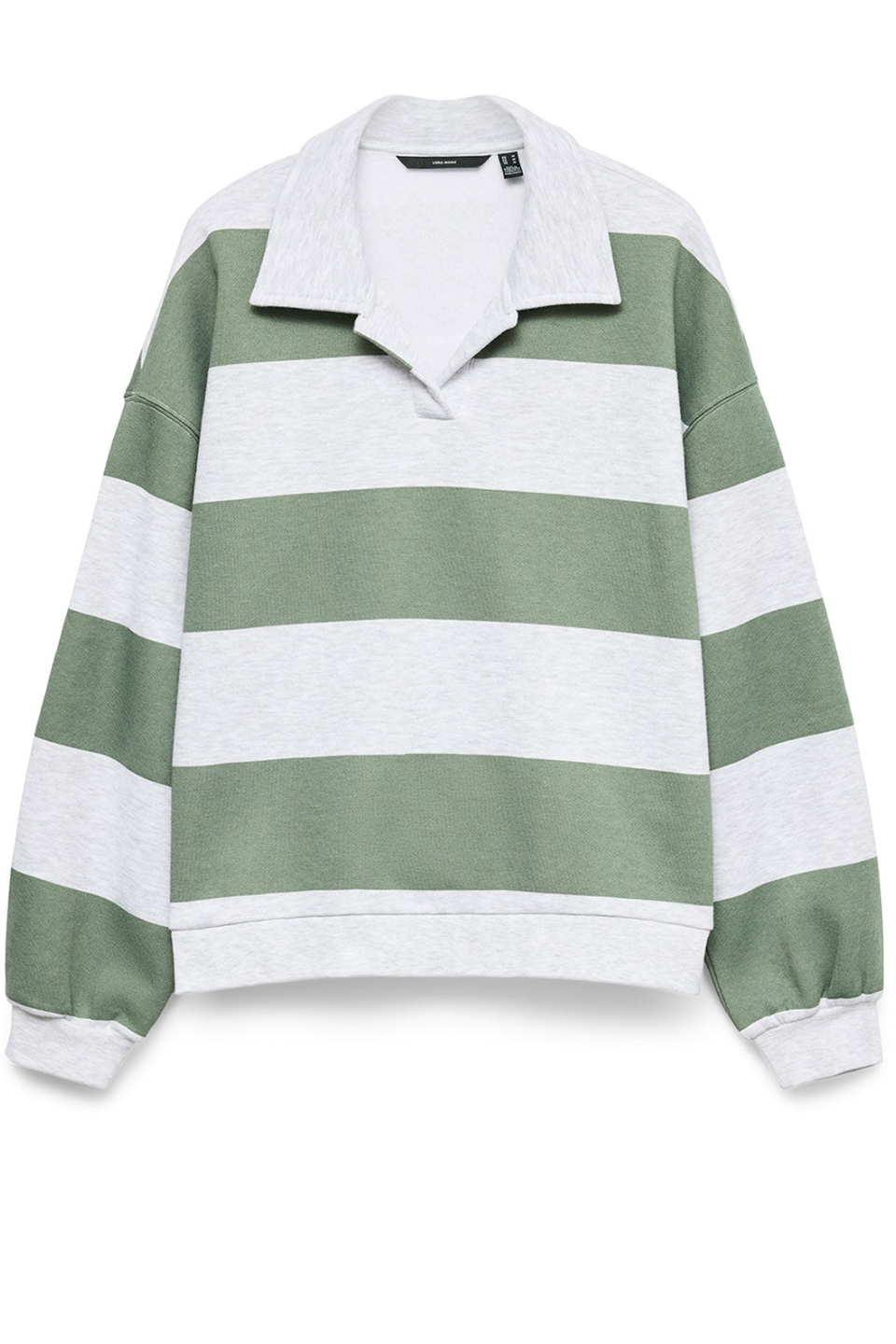 Sonja Sweat Striped Rugby Sweatshirt