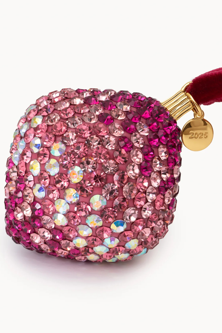 Holiday Lights Ornament in Fuchsia Fade