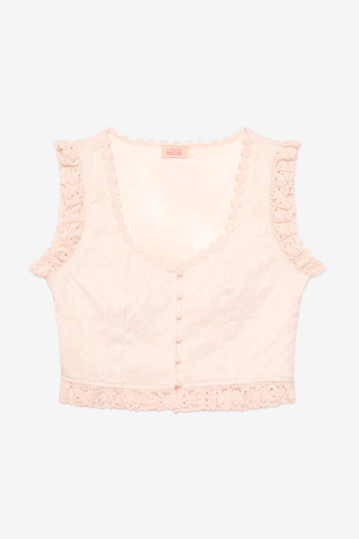 Jacquard Crop Top
