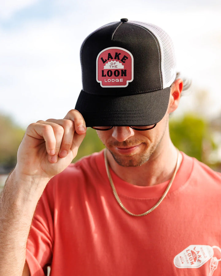 Lake of The Loon Lodge Trucker Hat