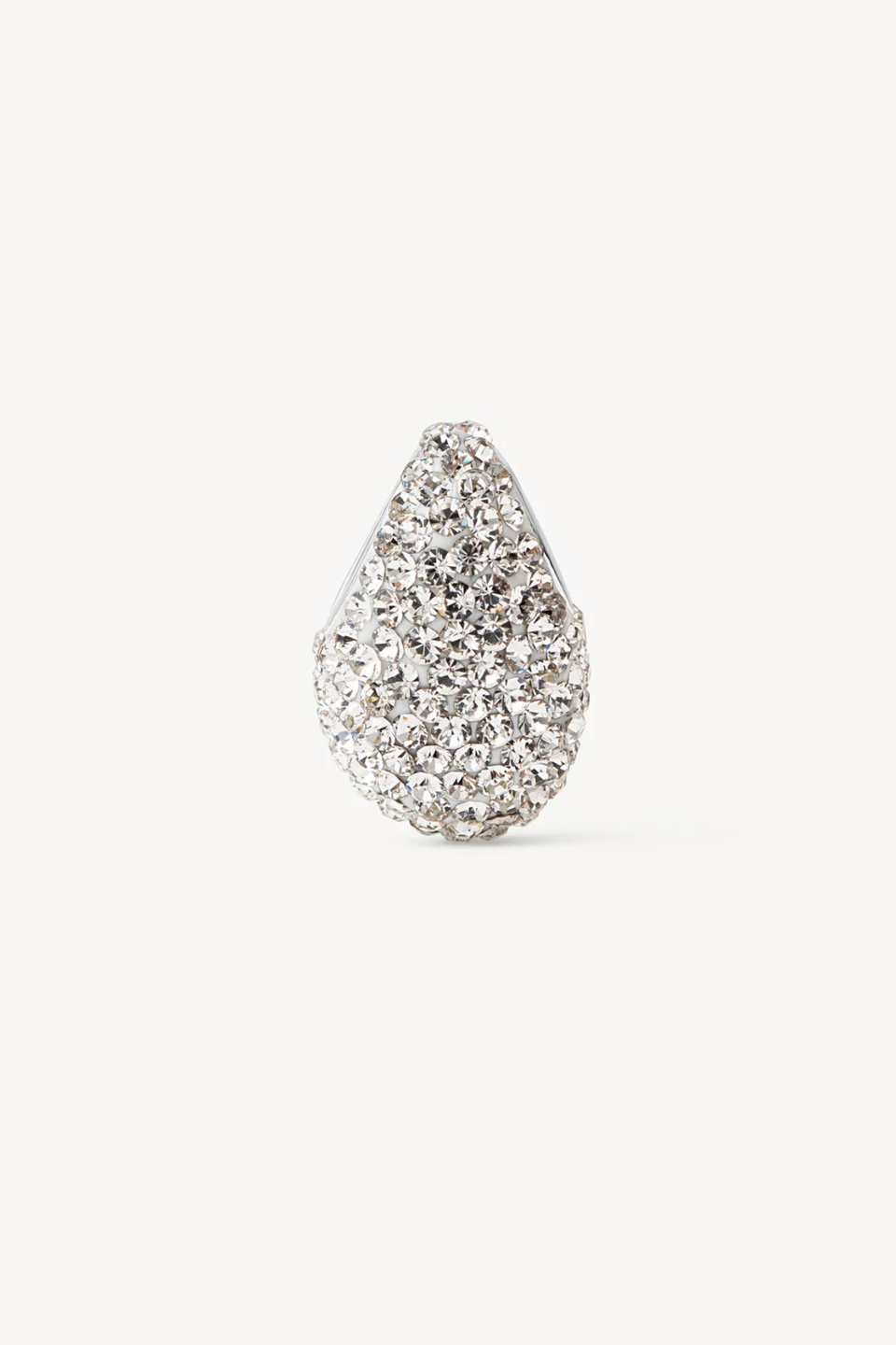 Sparkle Mini Drop Charm in White