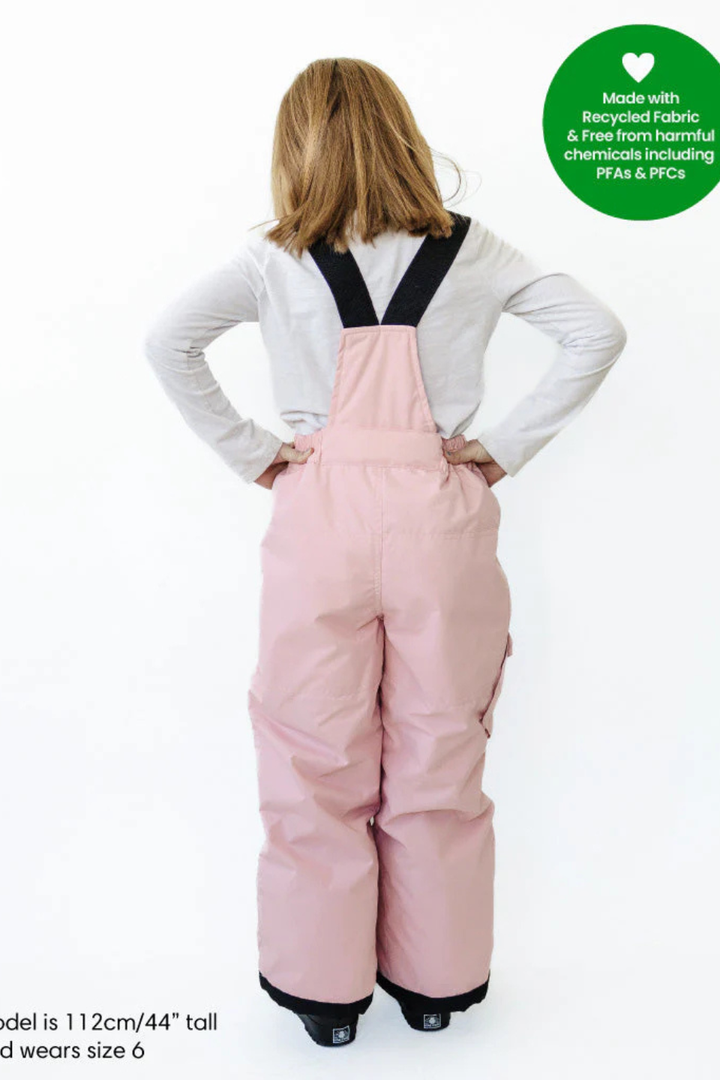 Snowrider Convertible Ski Overalls - Dusky Pink