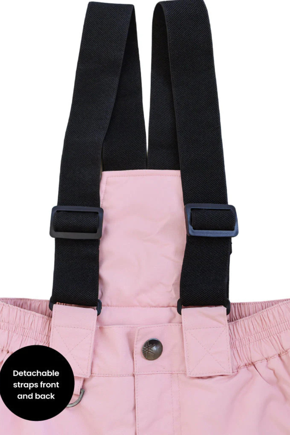 Snowrider Convertible Ski Overalls - Dusky Pink