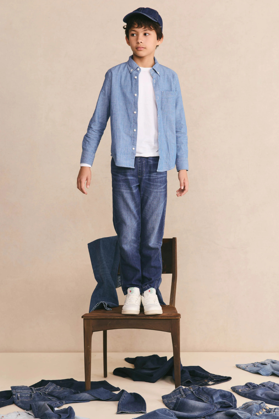 Youth Boys Denim Hot Peppers Clothing