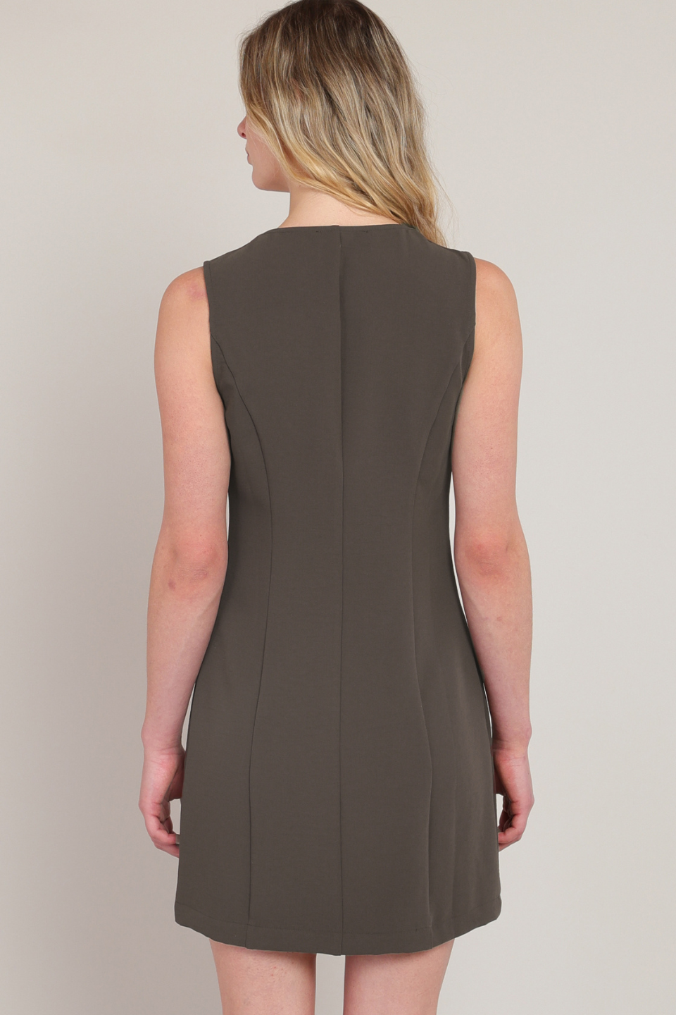 Dex Blaire Button-Up Mini Dress