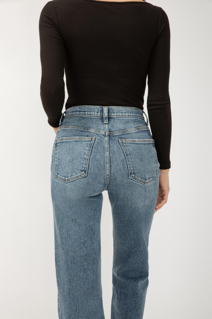 Highly Desirable High Rise Straight Leg Jeans