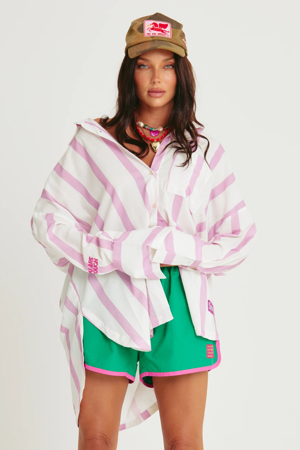 SABBI THE DON JULIO SHIRT - WATERCOLOUR STRIPE