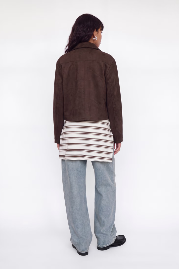 JJXX Luisa Brushed Spread Collar Jacket
