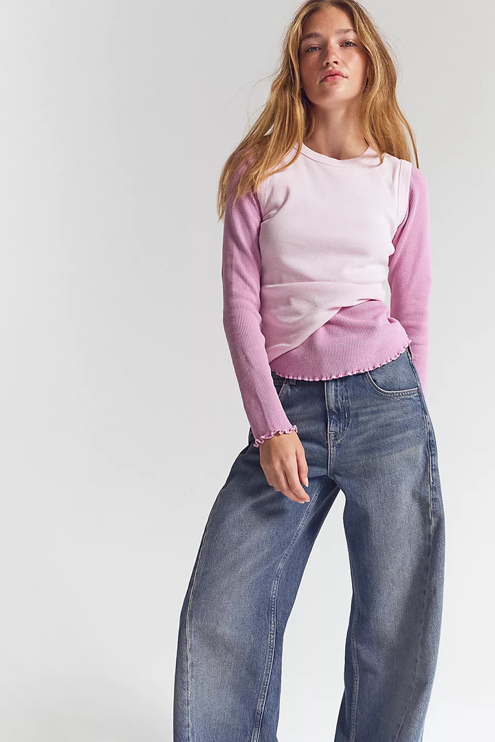 We The Free Easy Does It Long Sleeve Tee FREE PEOPLE