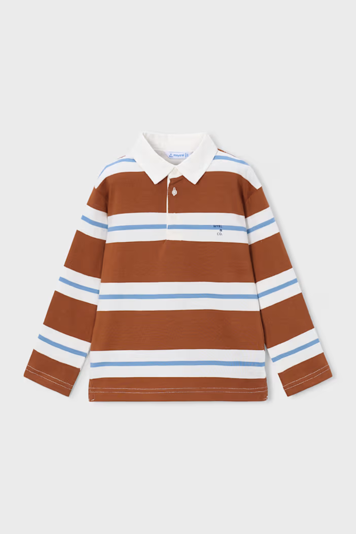 Mayoral Boy Striped Polo