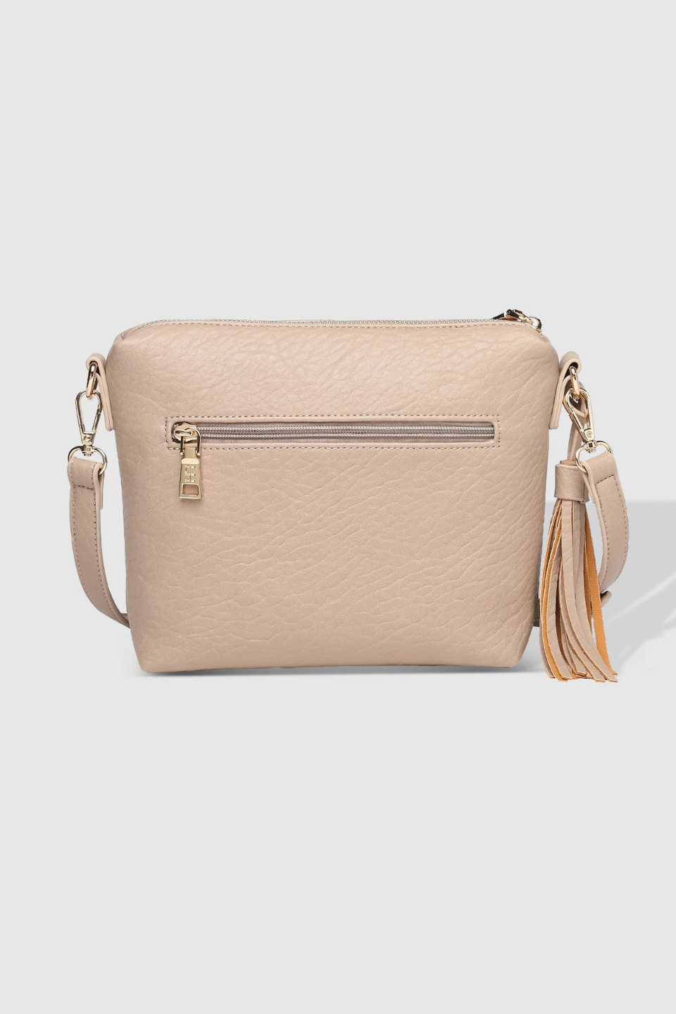 Kasey Textured Crossbody Bag in Putty