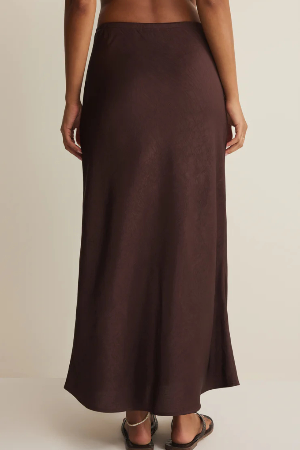 Z Supply Viva Satin Midi Skirt Z SUPPLY