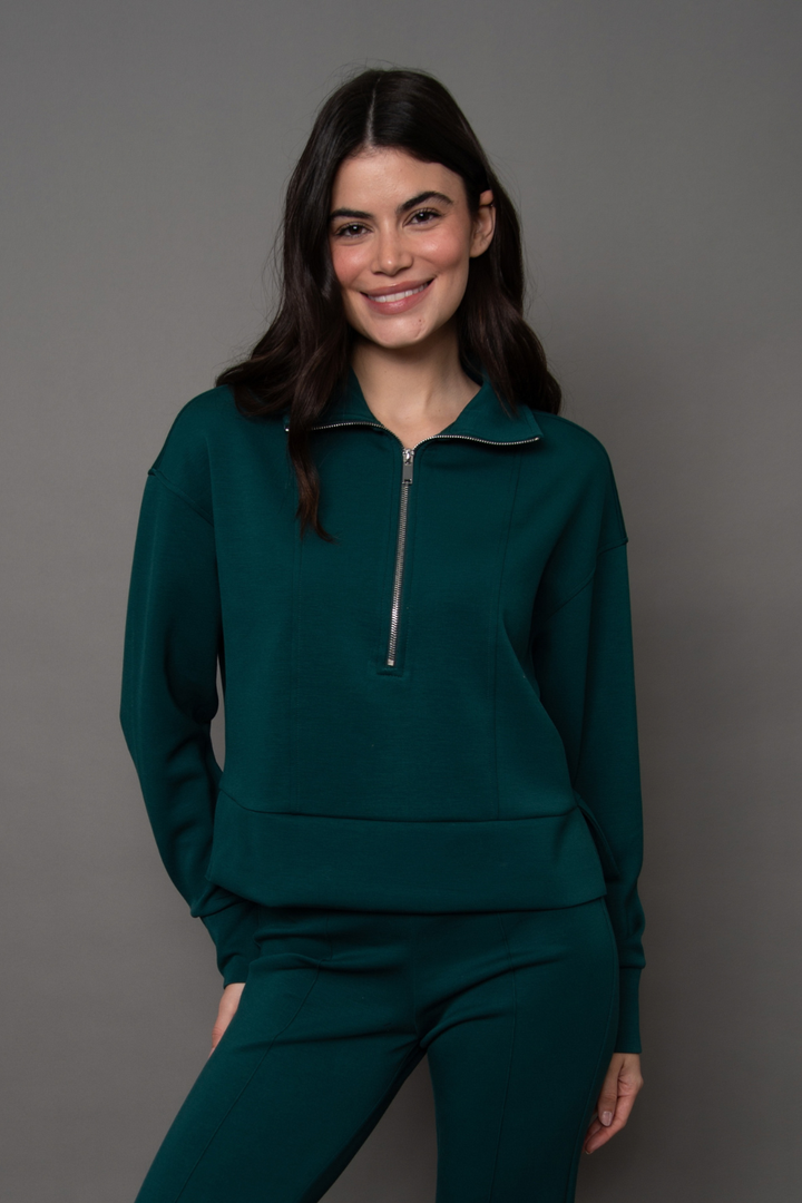 RD Style Mayura Signature Soft Knit Half Zip Pullover