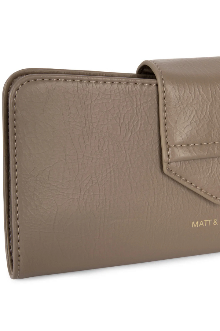 THEA Vegan Wallet in Sepia