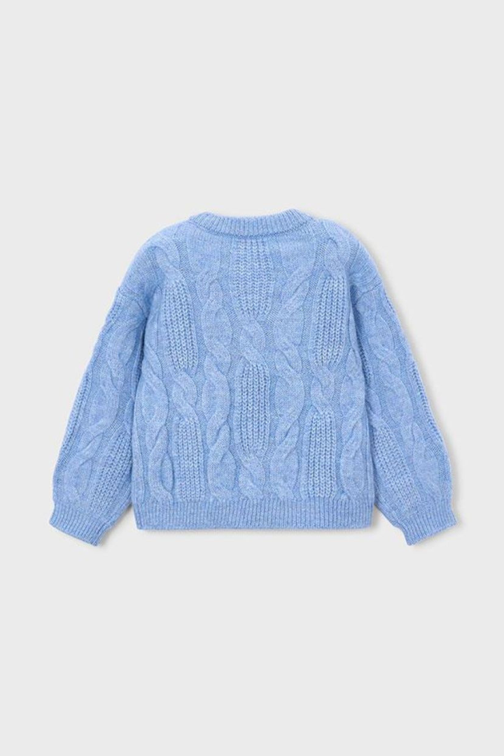 Mayoral Girl Flower Applique Sweater