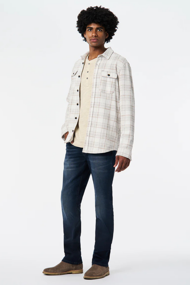 Samme Plaid Blanket Shirt in Milk