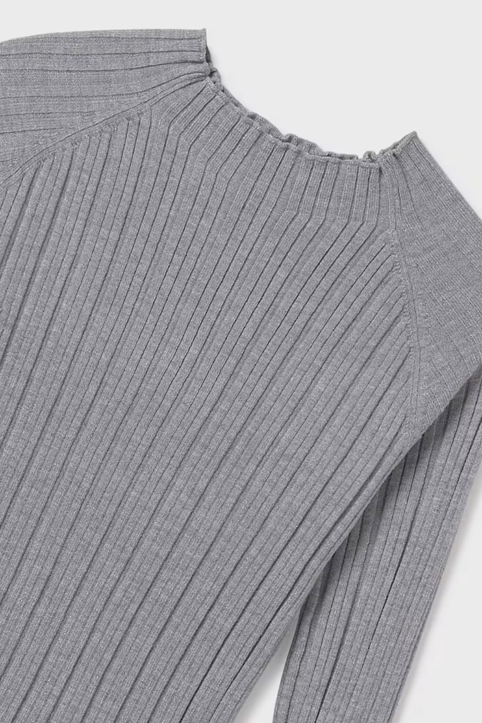 Rib Knit Mock Neck Sweater