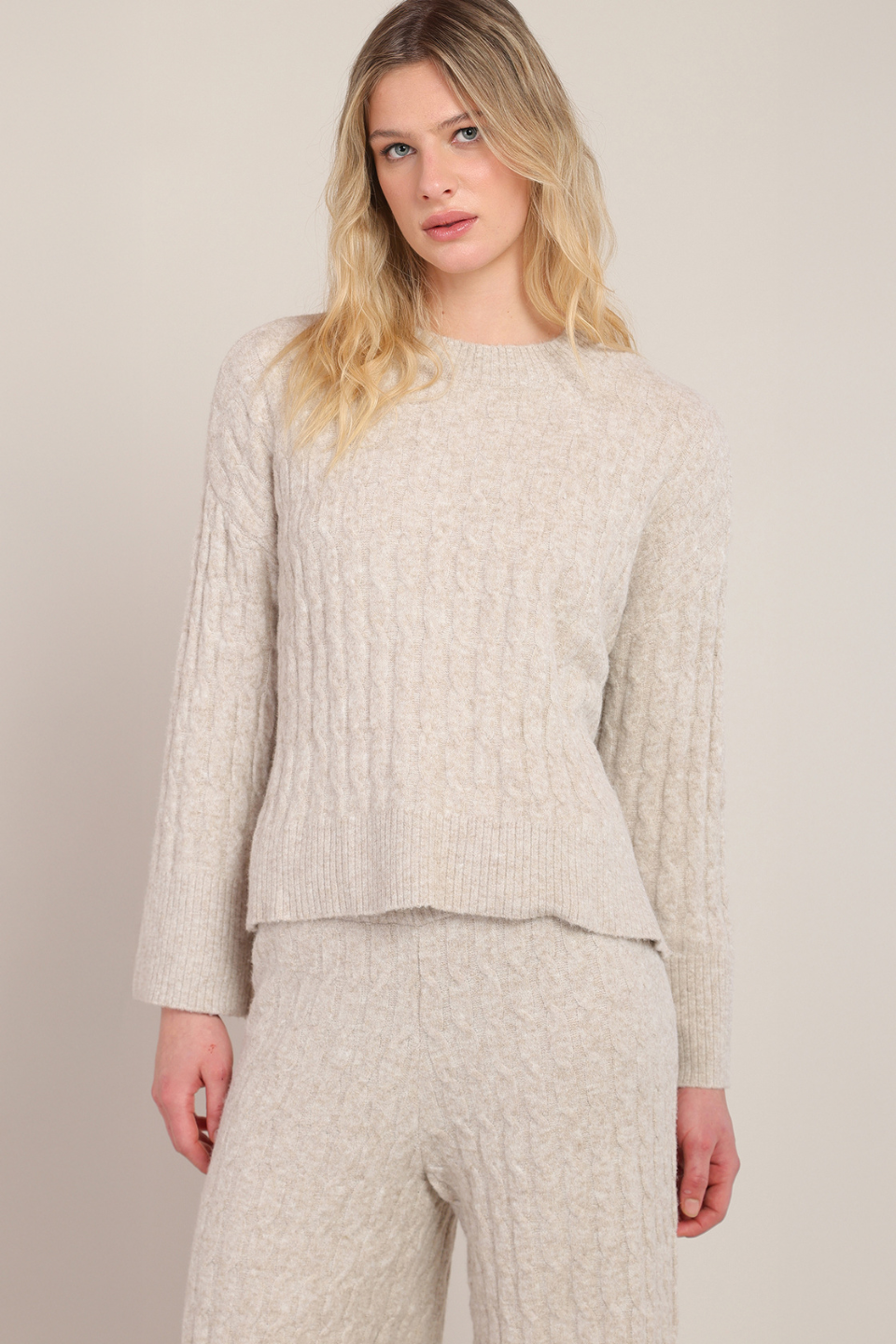 Room 34 Wren Cable-Knit Sweater