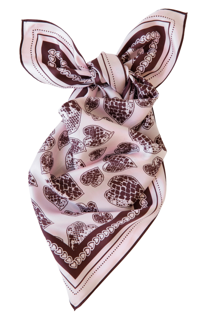 Palm Palm Ava Silk Neck Scarf Palm Palm