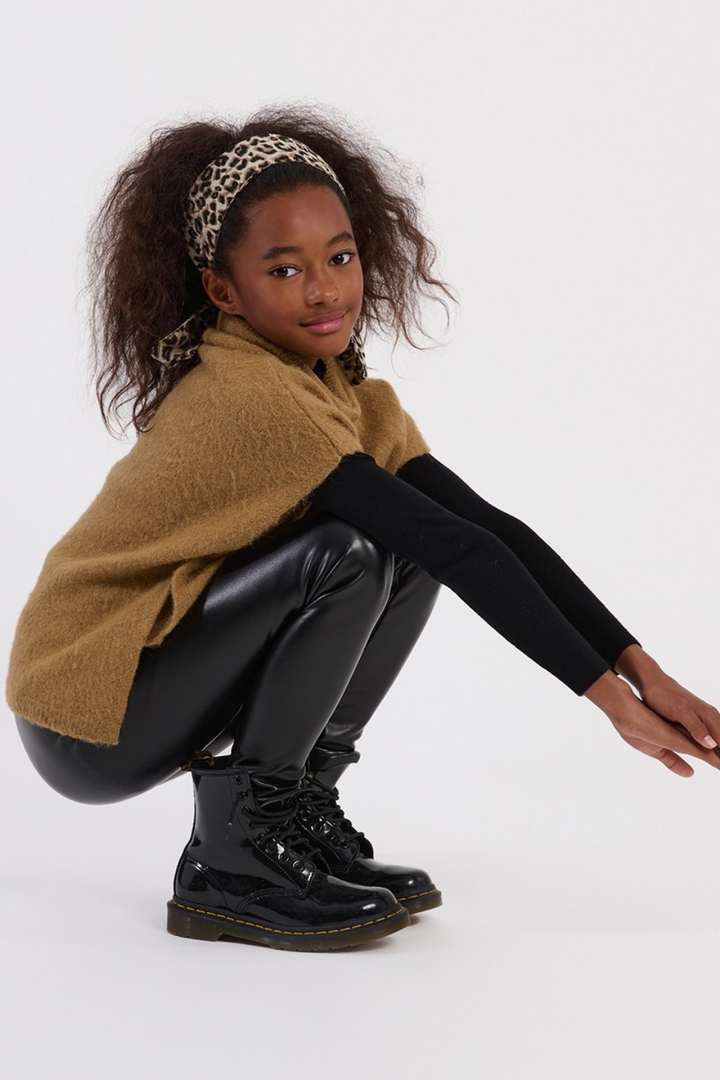Faux leather leggings