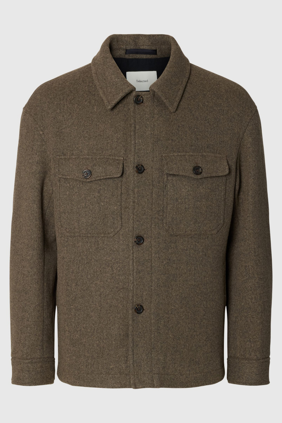 Selected Homme Wool Blend Shacket