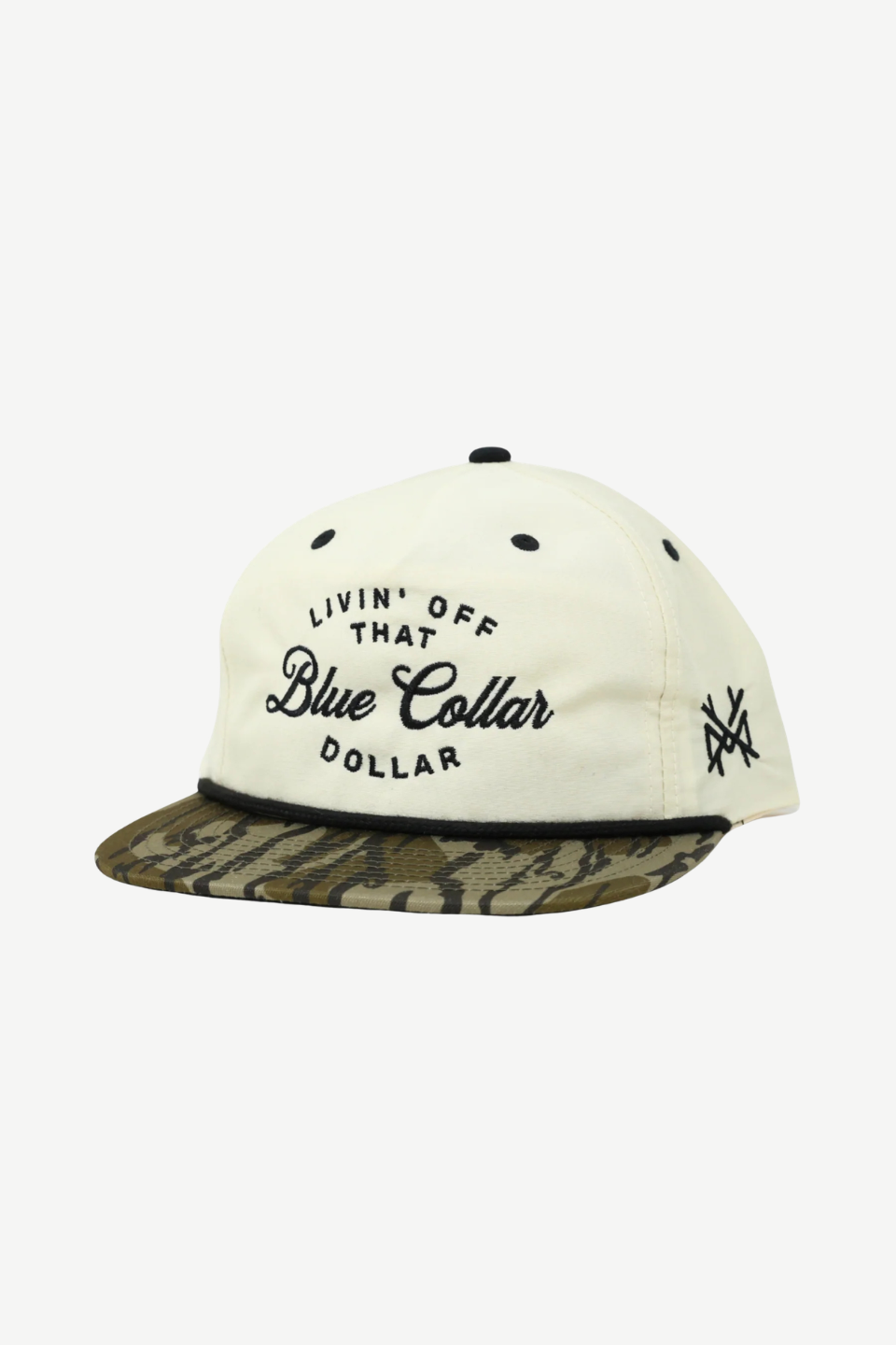Mad Hatter Blue Collar Dollar Snapback Hat