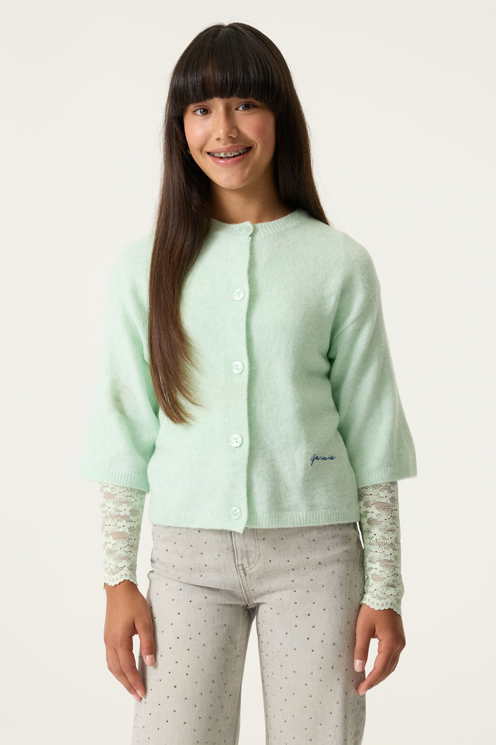 Mint green cardigan