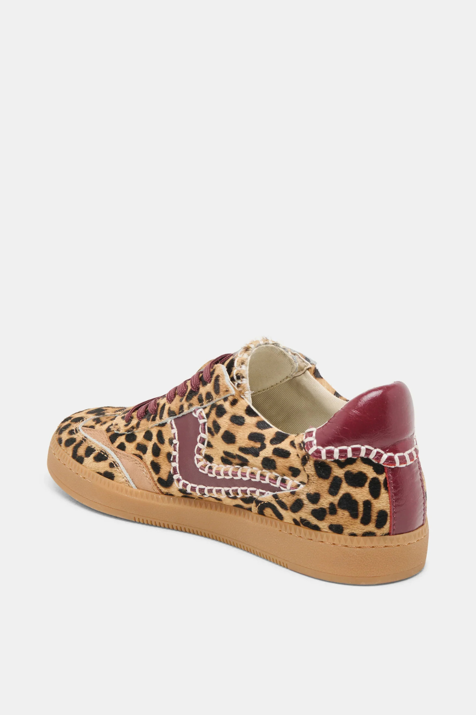 Notice Stitch Burgundy Calf Hair