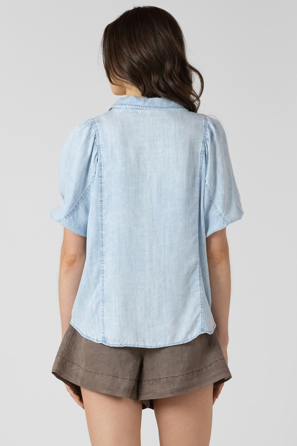 Dex Maude Button Front Blouse - Hot Peppers Clothing