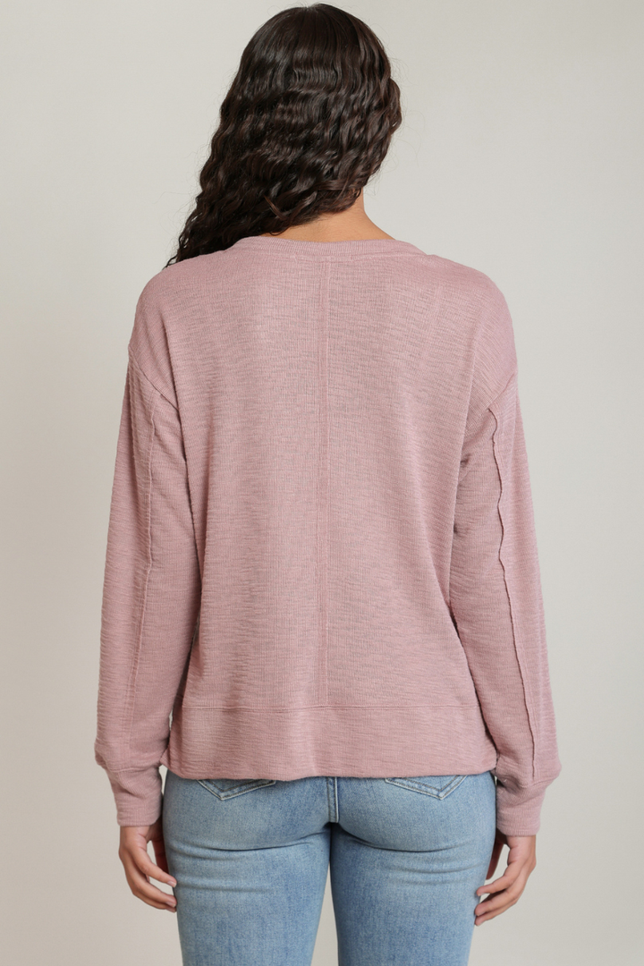 Dex Cosette V-Neck Knit Top