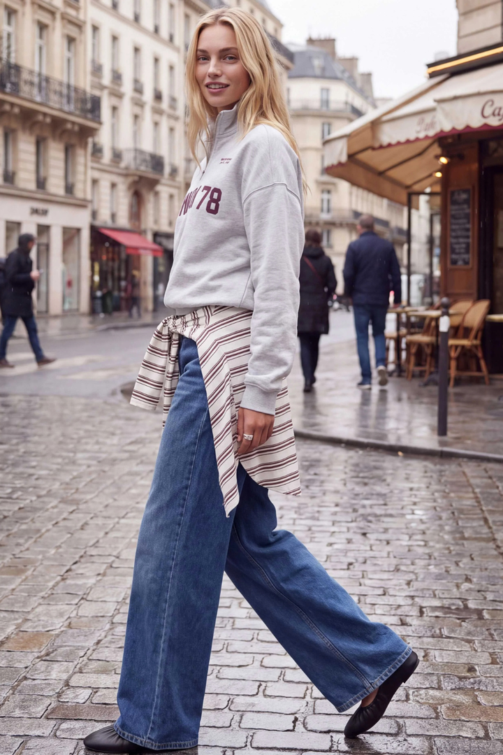 JJXX Janka London 78 Half Zip Sweatshirt