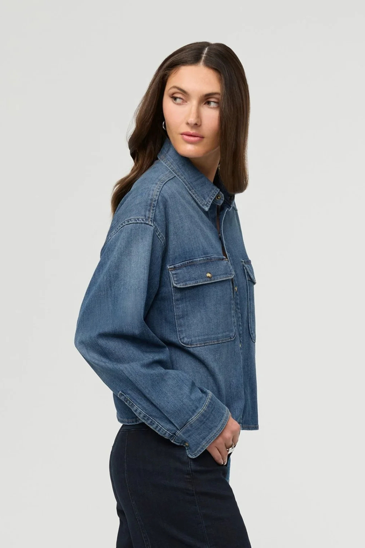DU/ER Performance Denim Lite Boxy Shirt