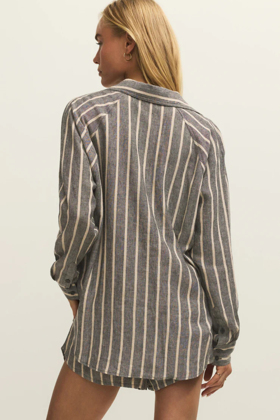 Perfect Linen Striped Top