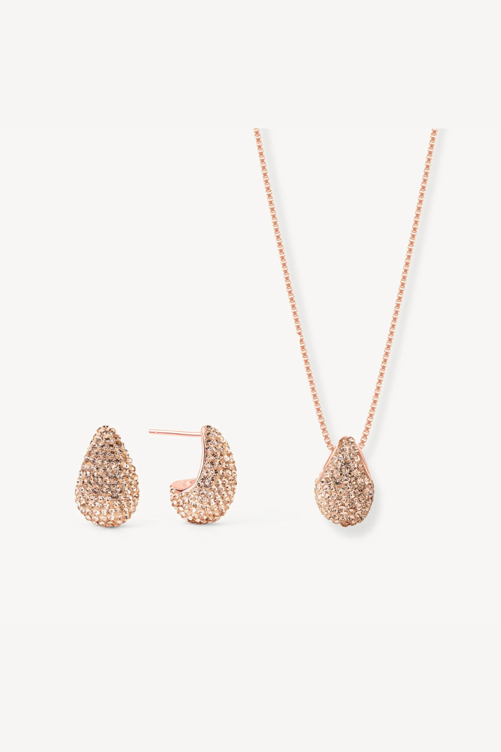 Sparkle Dream Drop Set in Rose Gold