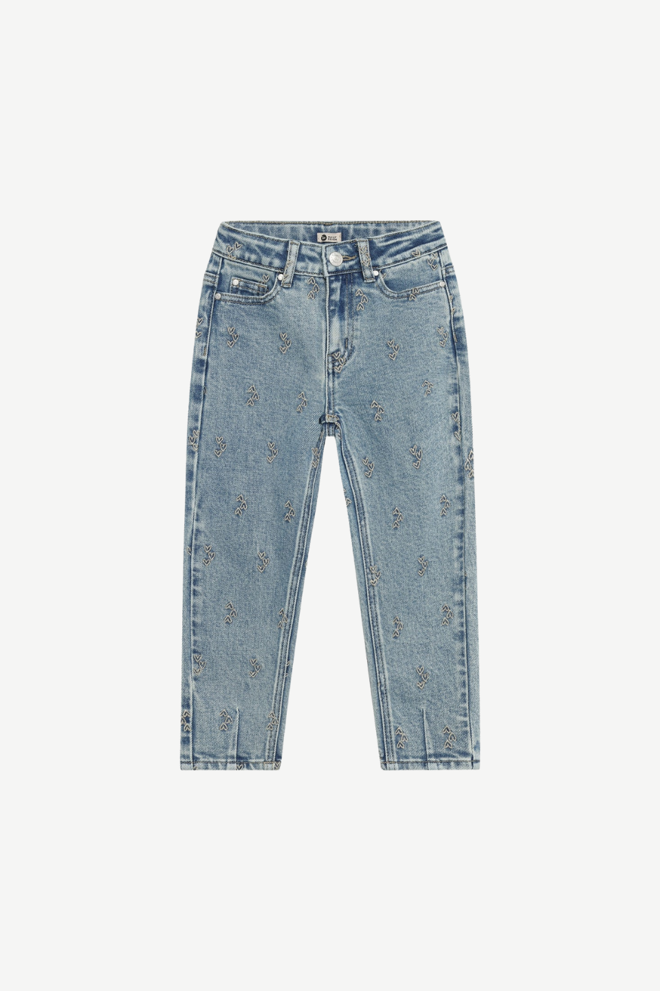 Daily Seven Jeans Mom Fit Embroidery - Used Medium Denim