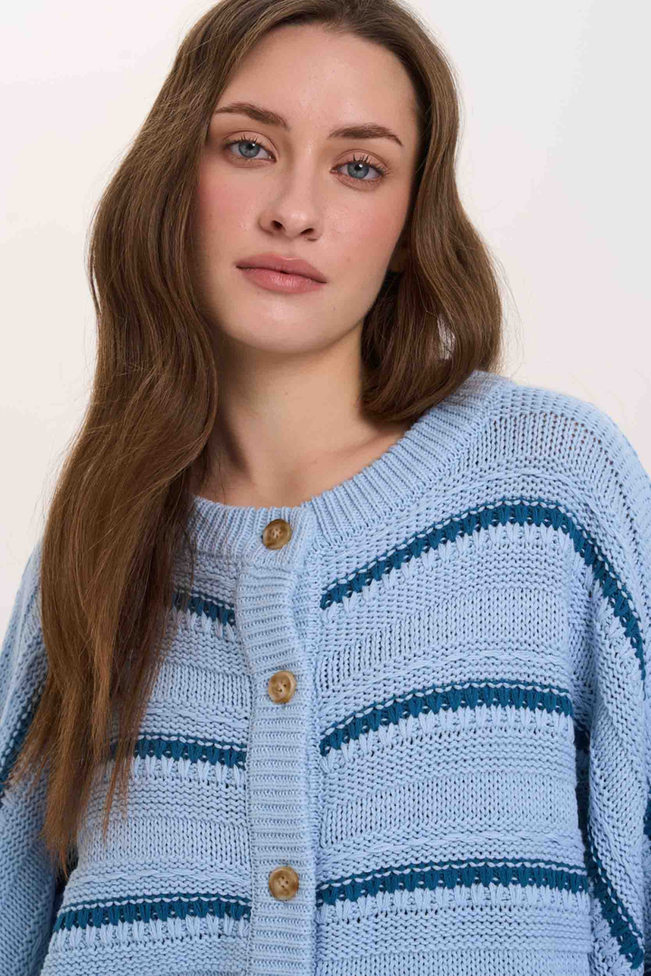 24COLOURS Linden Striped Cardigan